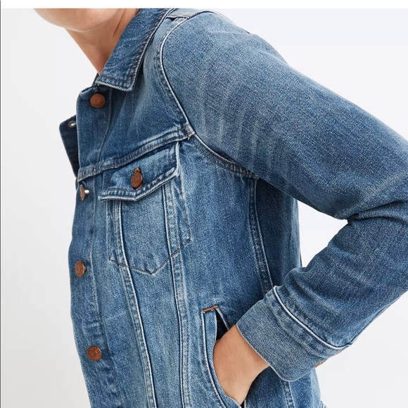 Madewell Women's Blue Denim Jacket - Picture 4 of 6